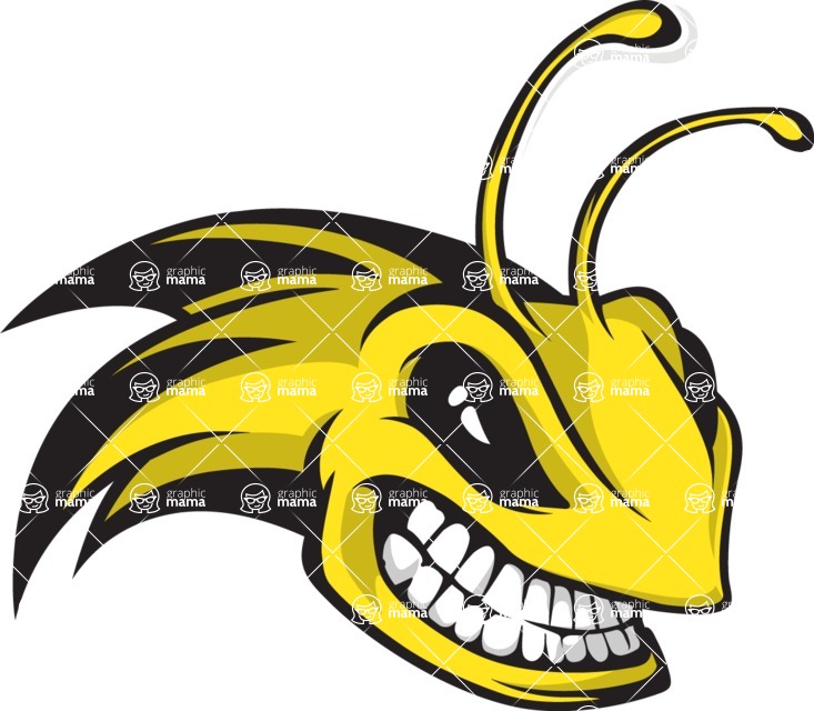 Vector Mascot Collection - Bee Mascot Graphic